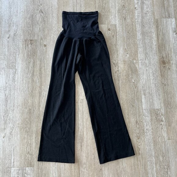 Womens Motherhood Maternity Black Casual Pants - L - Picture 1 of 7